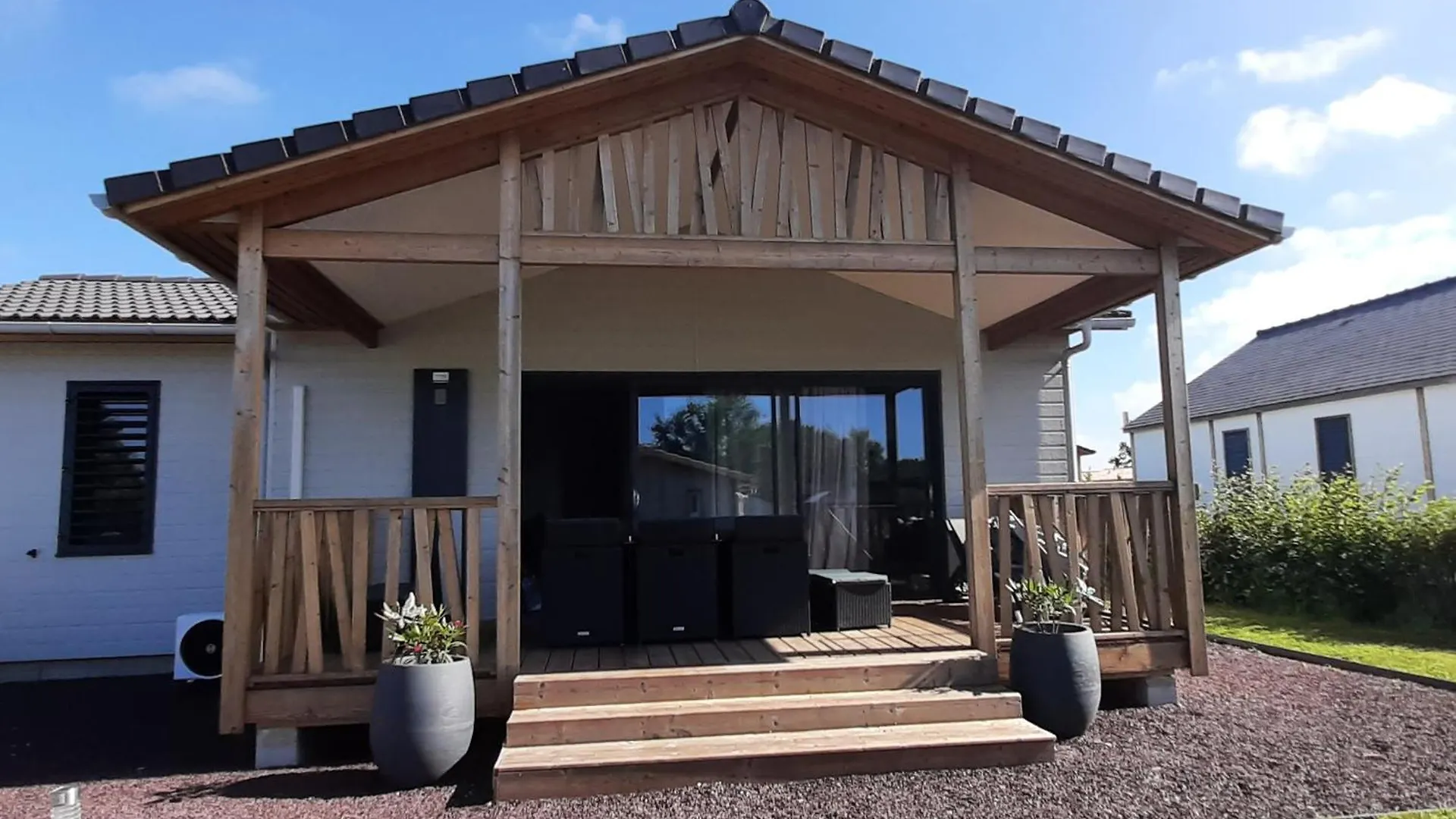 Chalet Confort 3 Chambres, Piscine Chauffee, Entre Mer Et Nature Pres Du Golfe Du Morbihan - Fr-1-783-3 Marzan France
